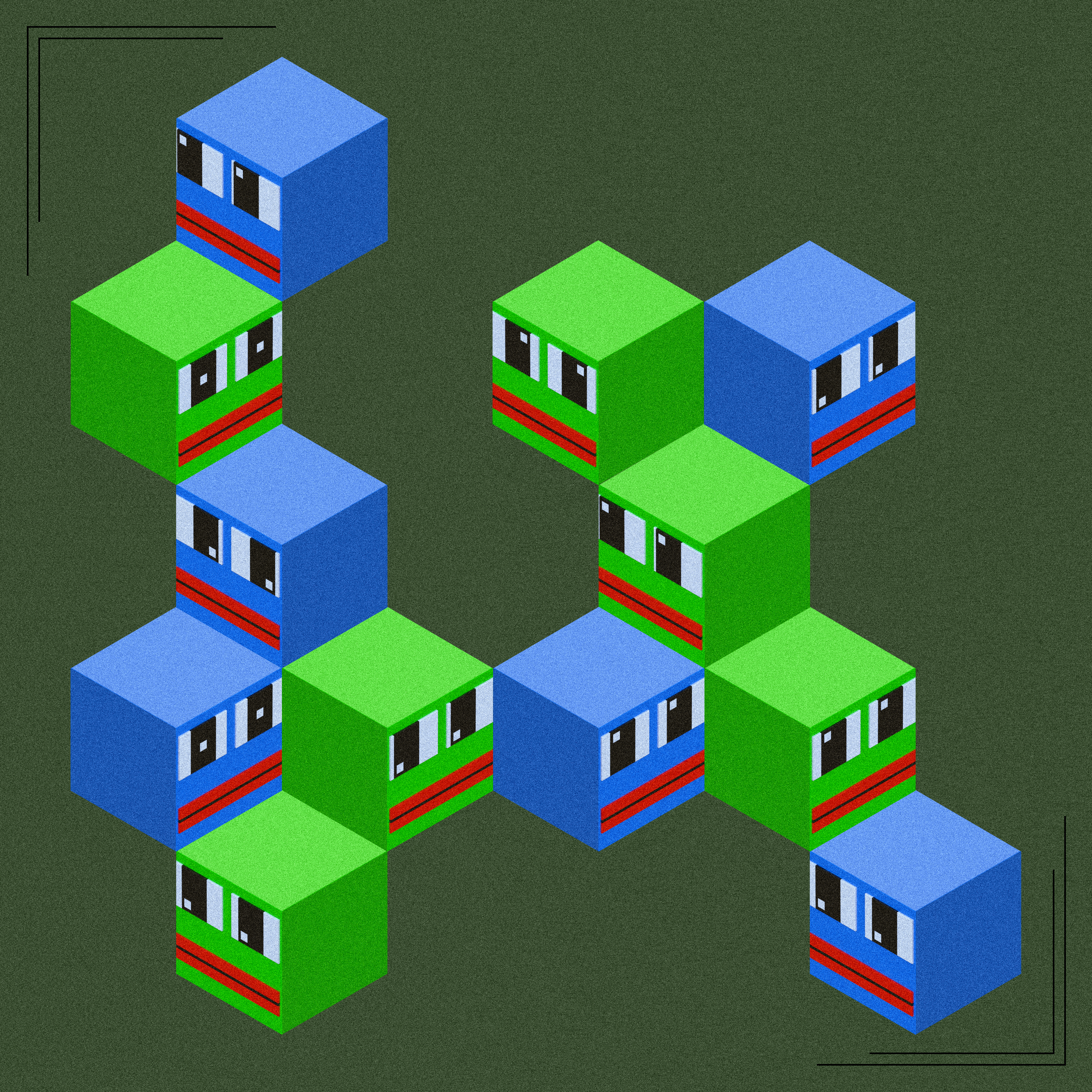 Isometric Pepe #21