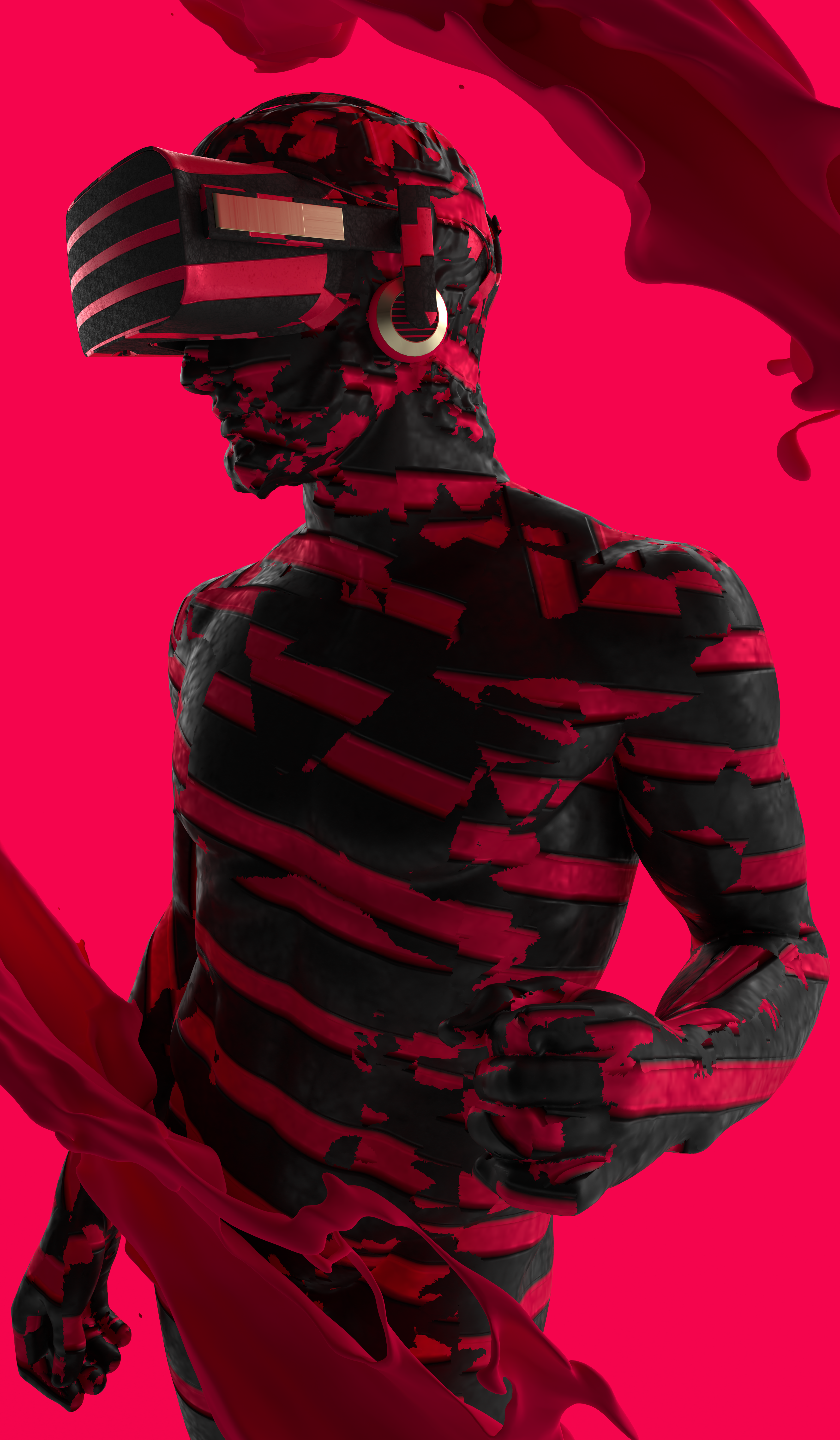 Coloribus et Texturas 4 (Doryphoros red)