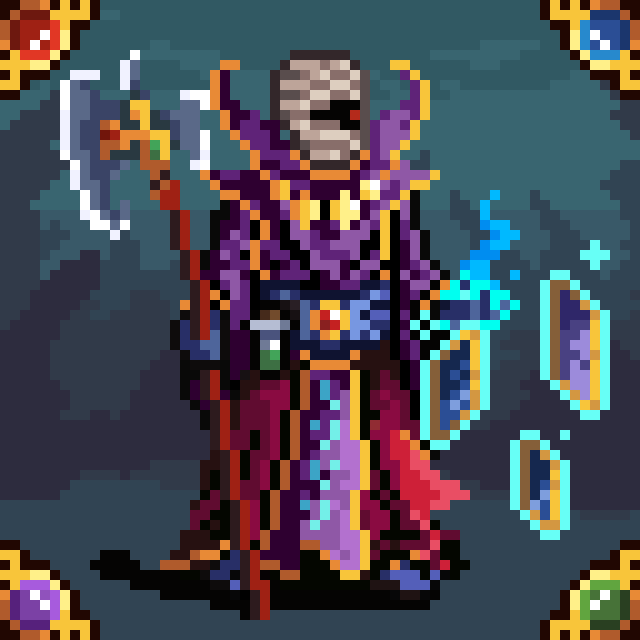Runebinder Magus Deuth Nezuel of the Recondite Night