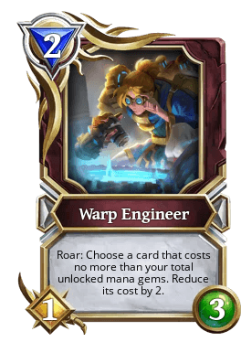 Warp Engineer ID #20410136