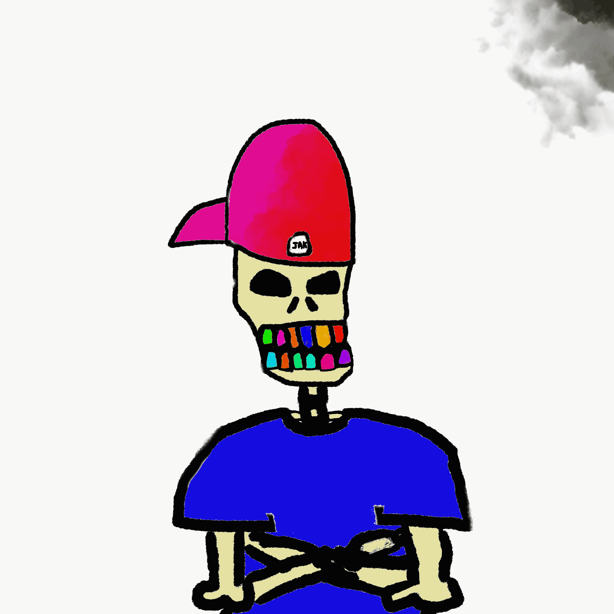 smoked out with a milly in my grill