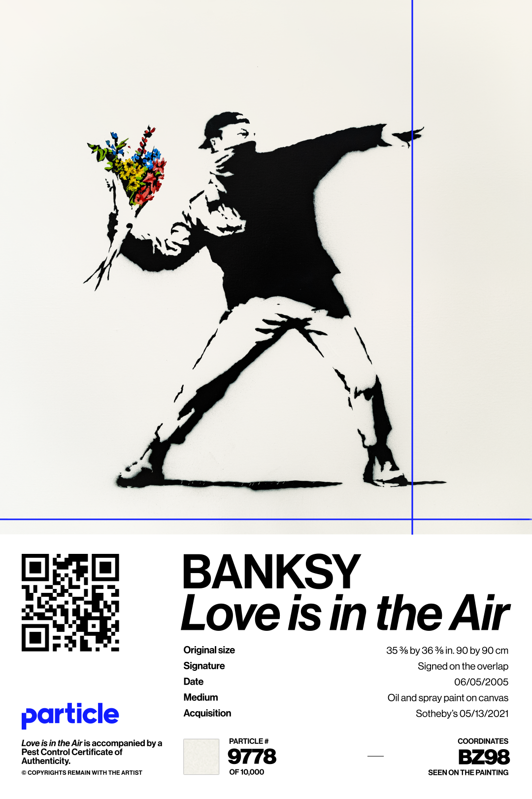 Banksy | Love Is In The Air #9778