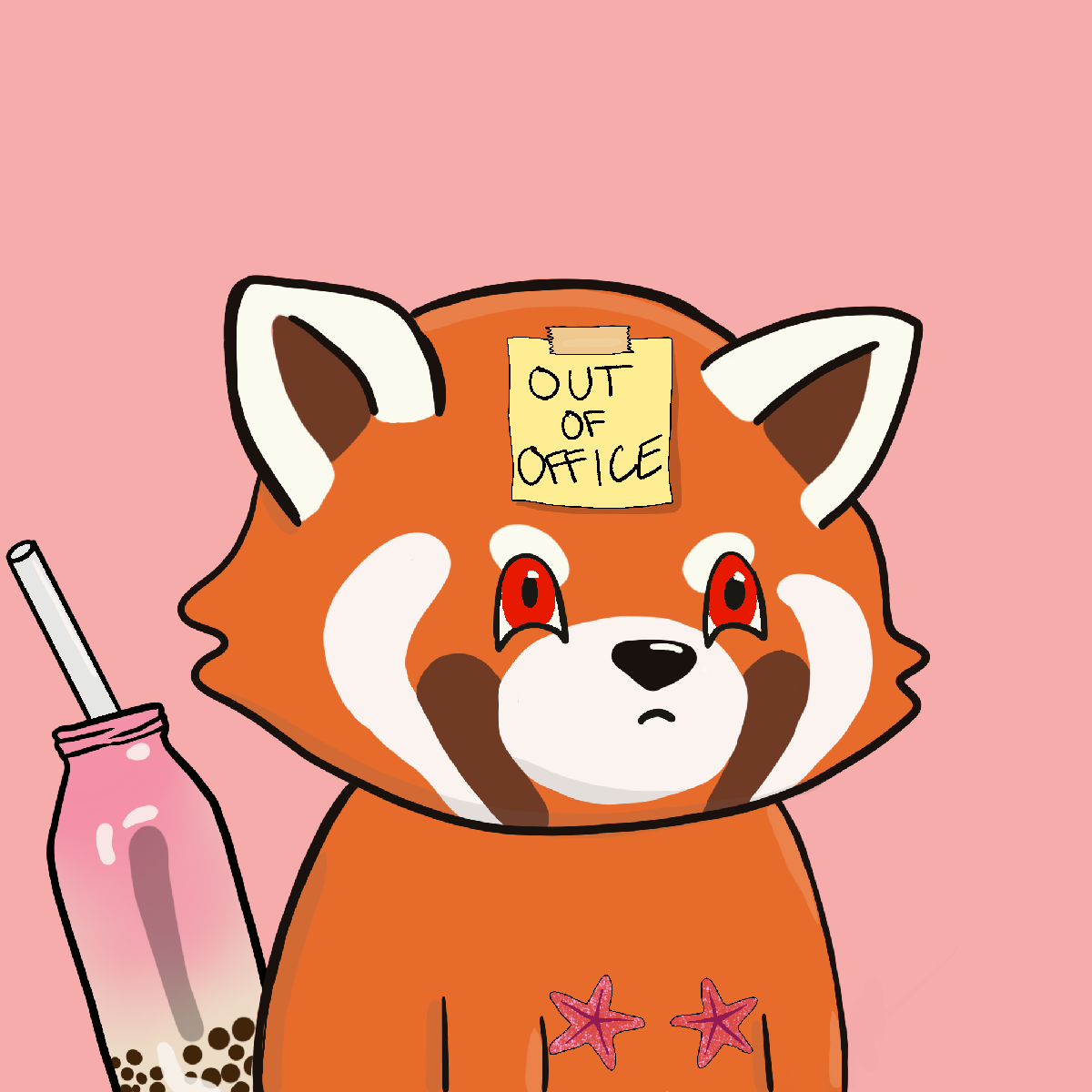 Okay Red Panda #7132