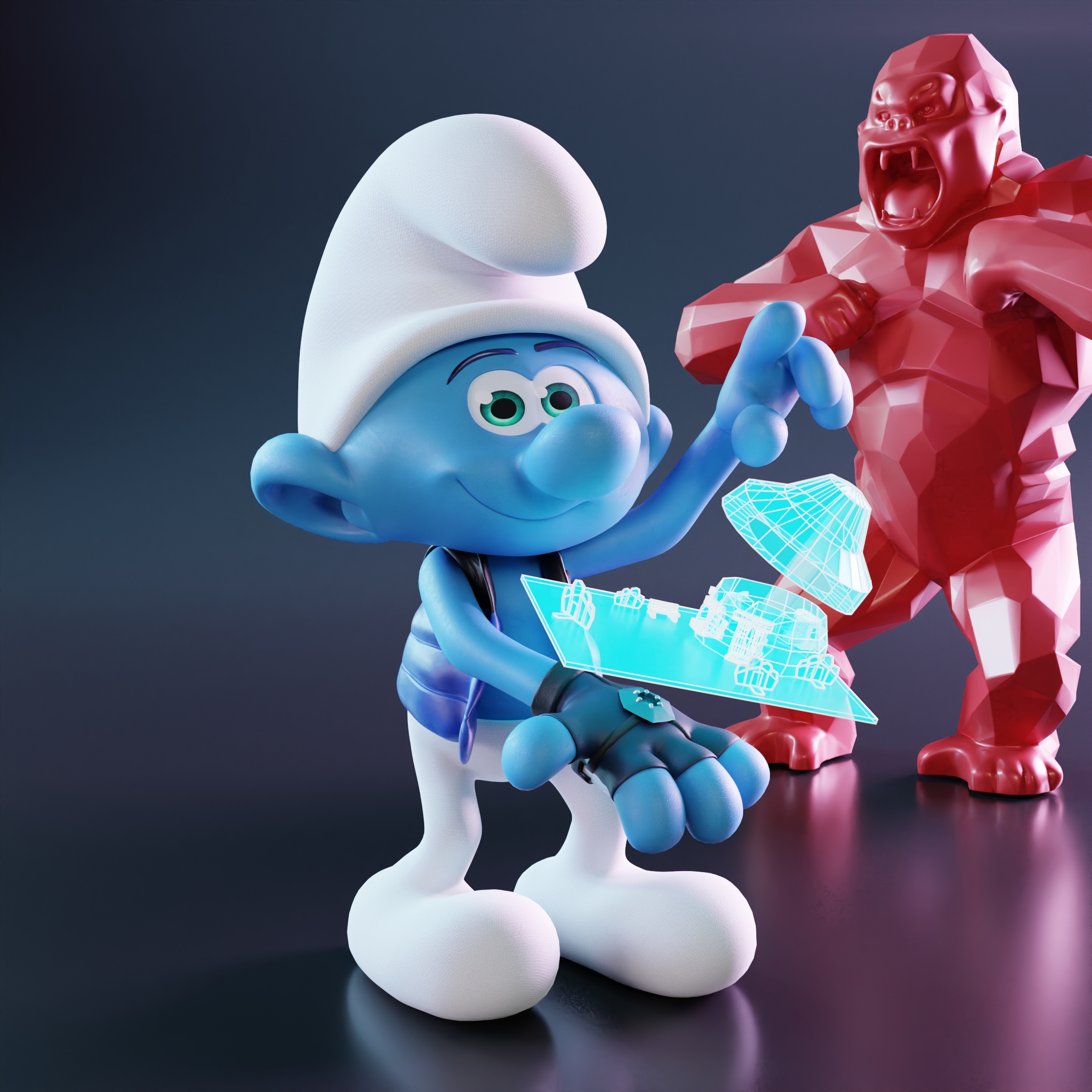 Legendary Smurf # 8326