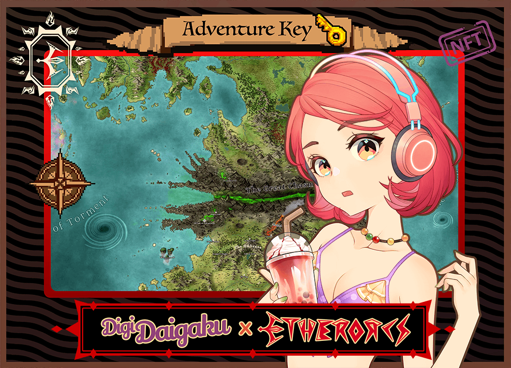 DigiDaigaku #910 - Mazzy | EtherOrcs Adventure Key (DigiDaigaku Genesis)