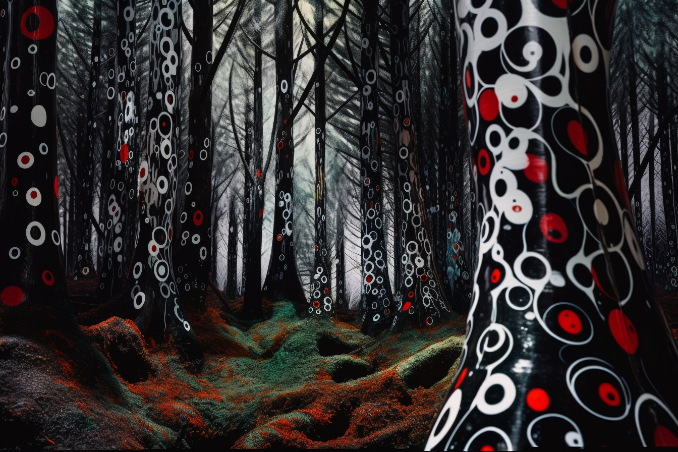 Polka Dot Landscape #88