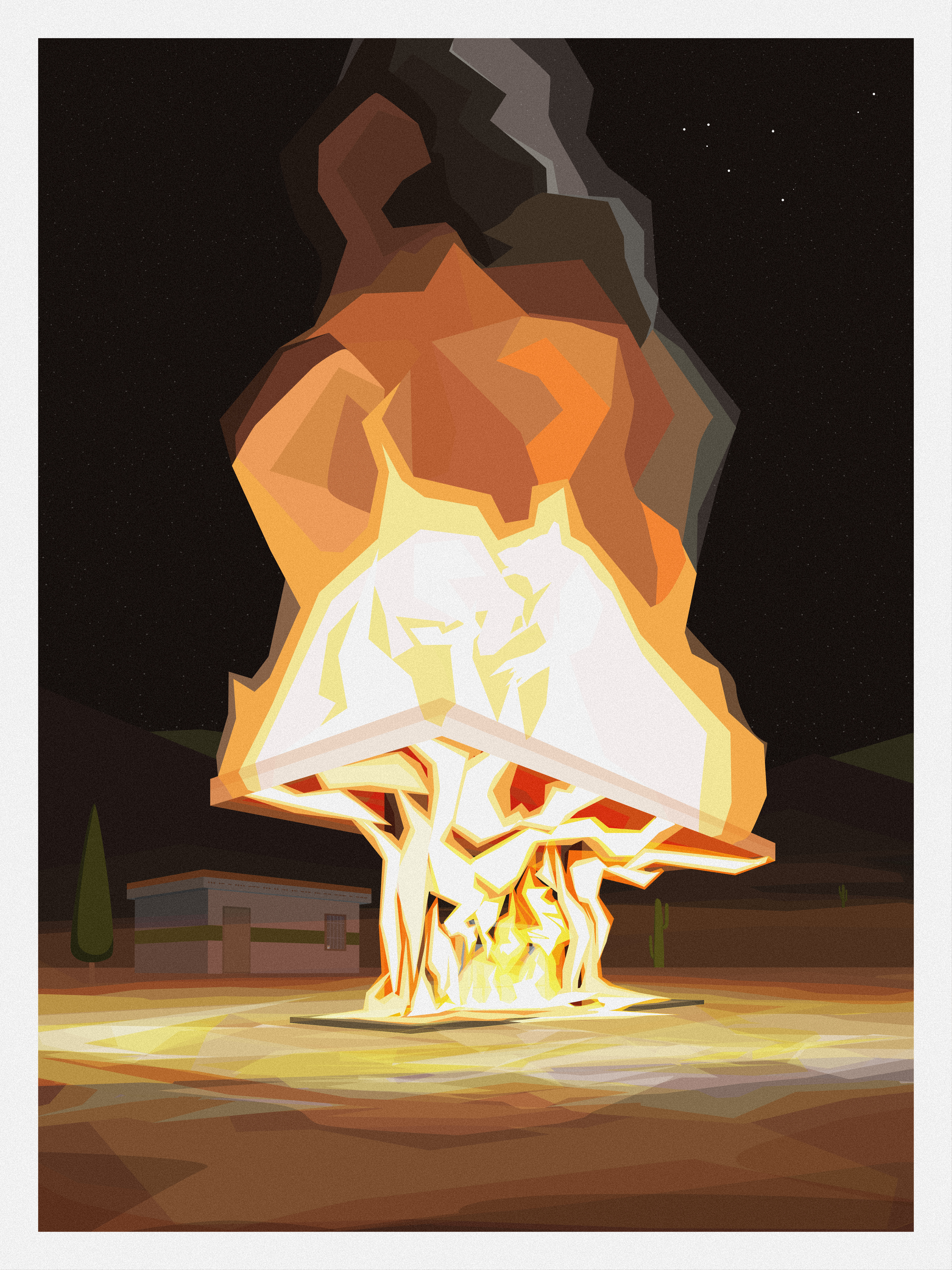 BURNED STATION