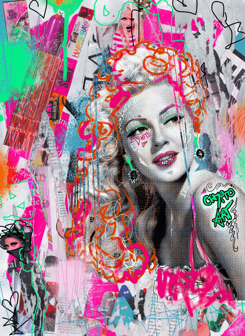 NFT BABE - TOKEN 2 — Miss AL Simpson, Scottish cryptoartist