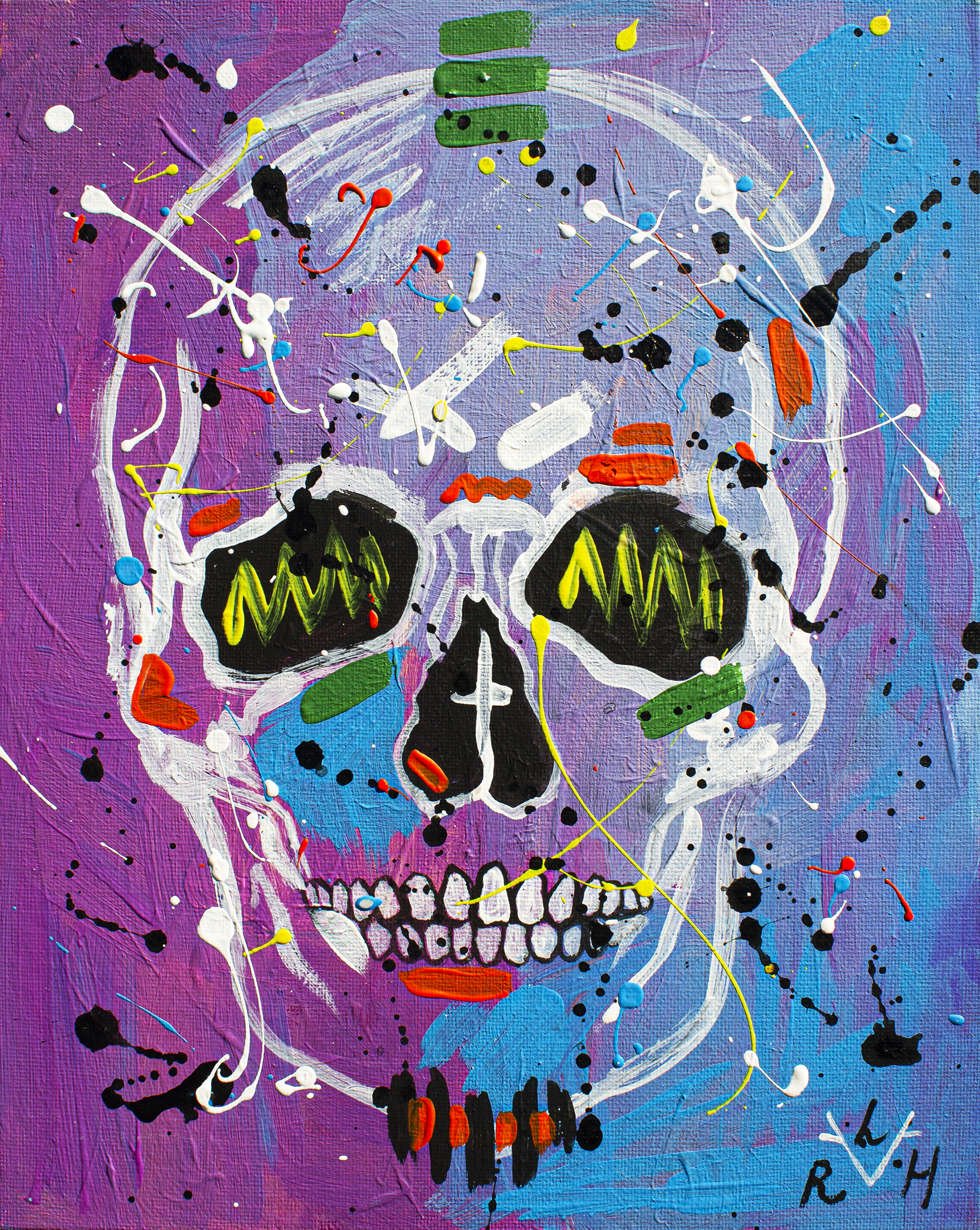BLUE SKULL