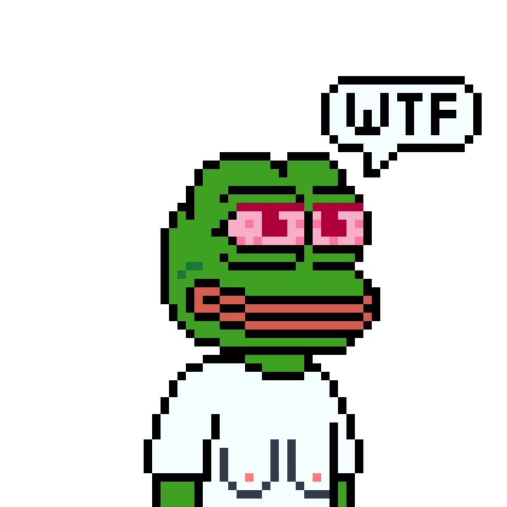 Foul Pepe Frog #2596