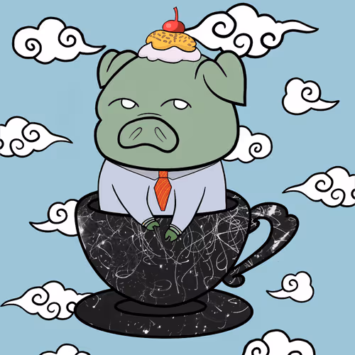 Lucky Teacup Piggy Club #1356