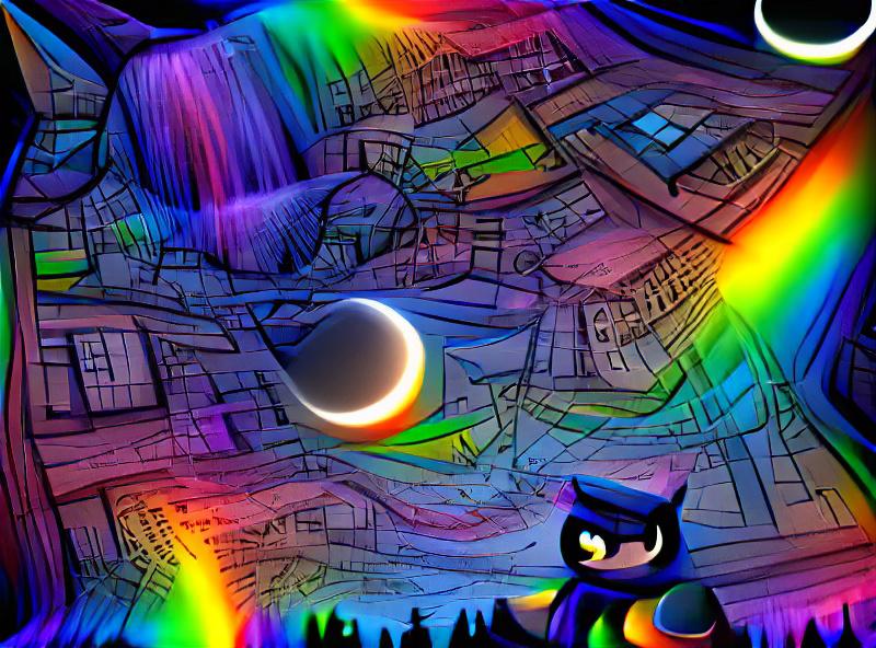 Midnight Rainbow Coloring My Dreamscape