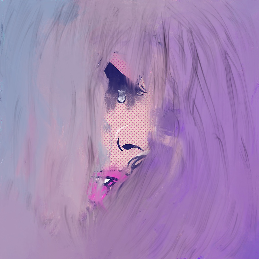 Purple Tears PopArt