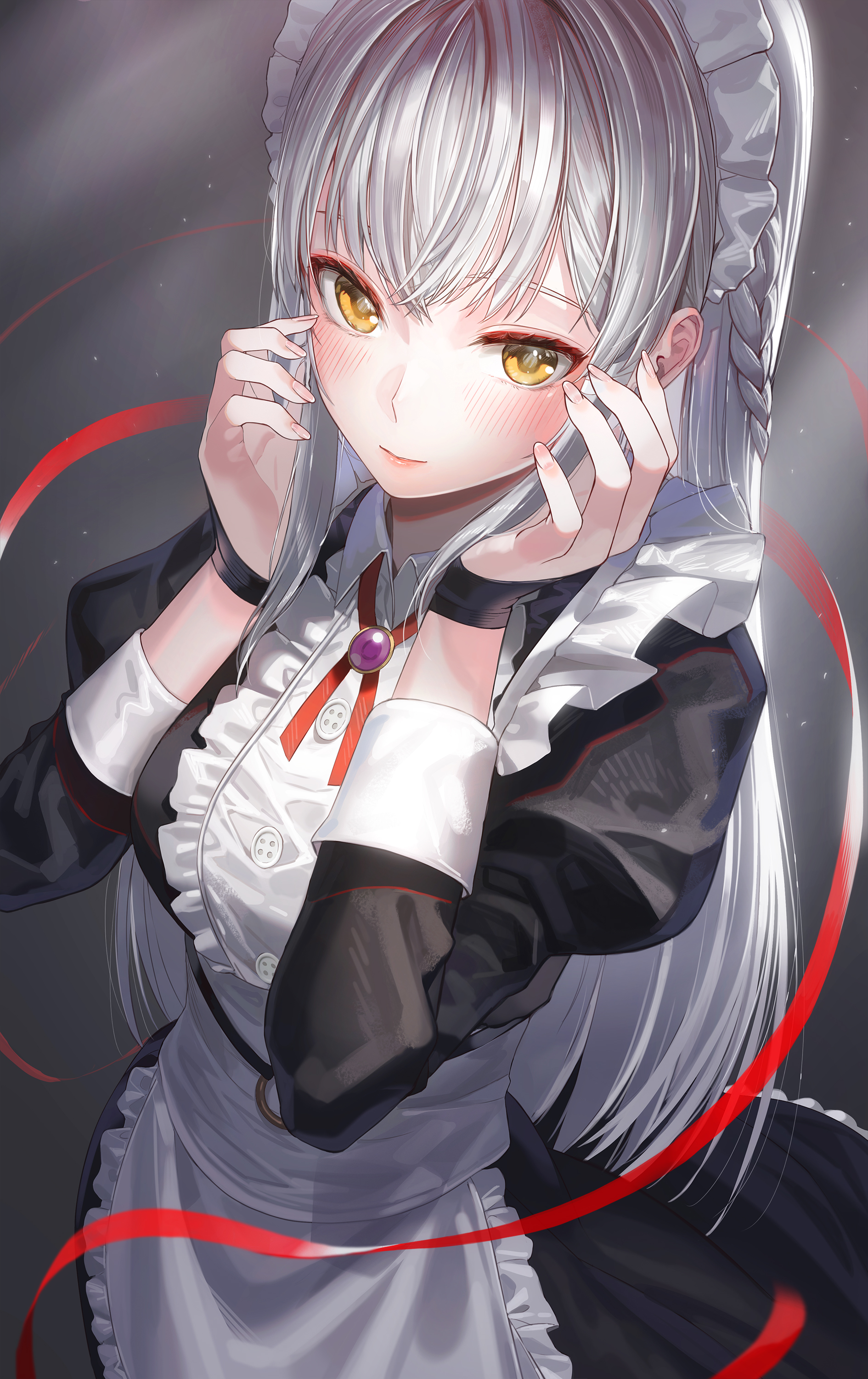 Shy maid