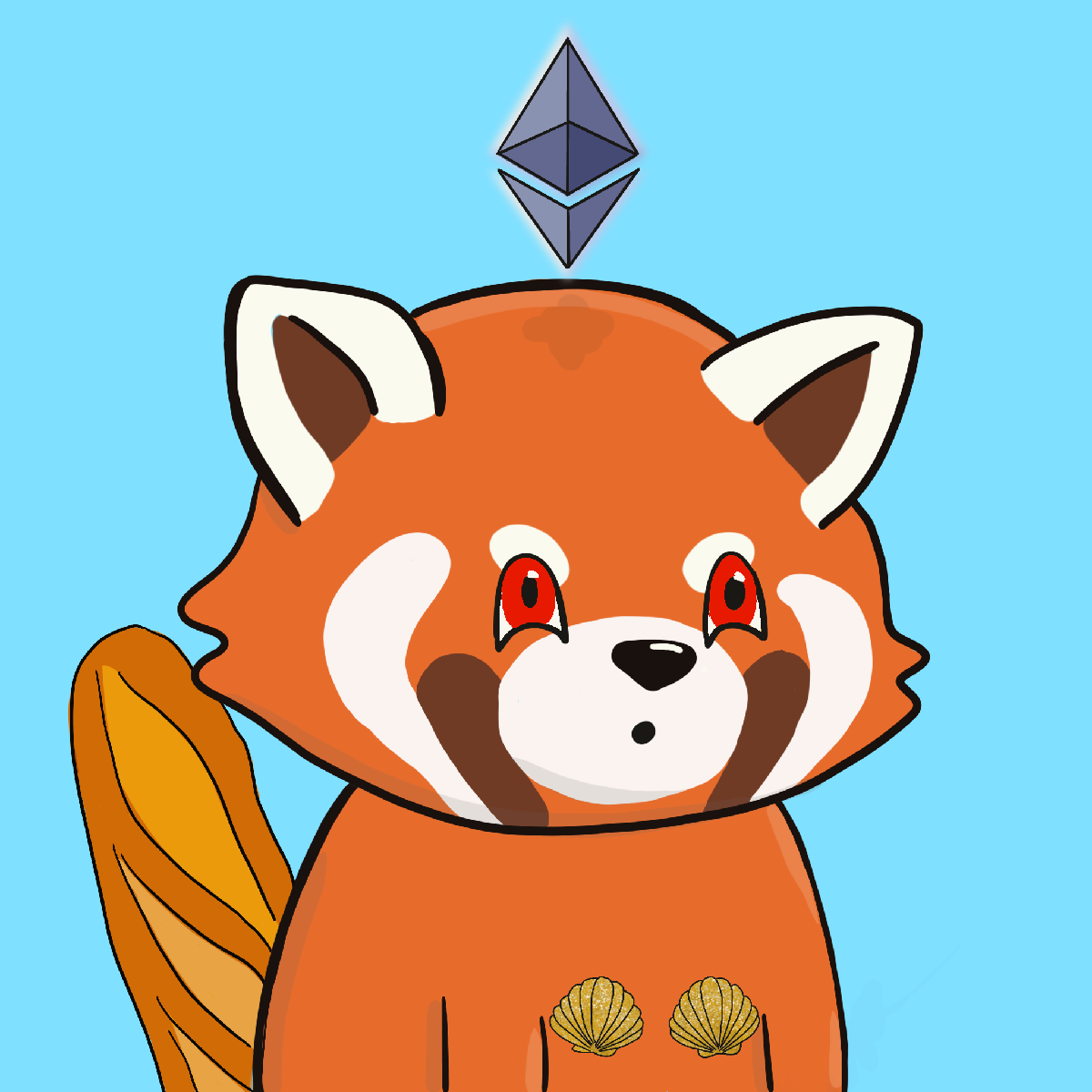 Okay Red Panda #7170