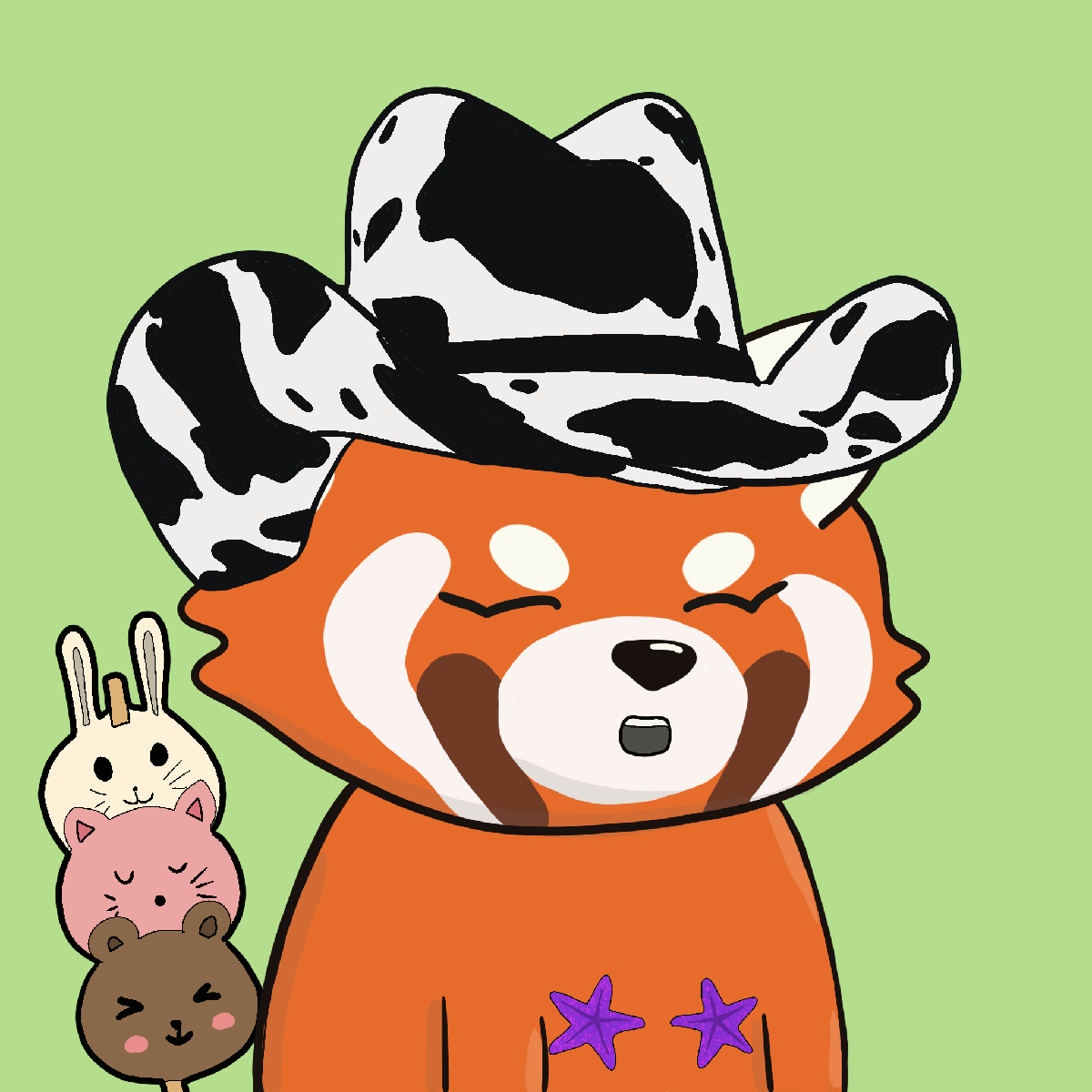 Okay Red Panda #6644