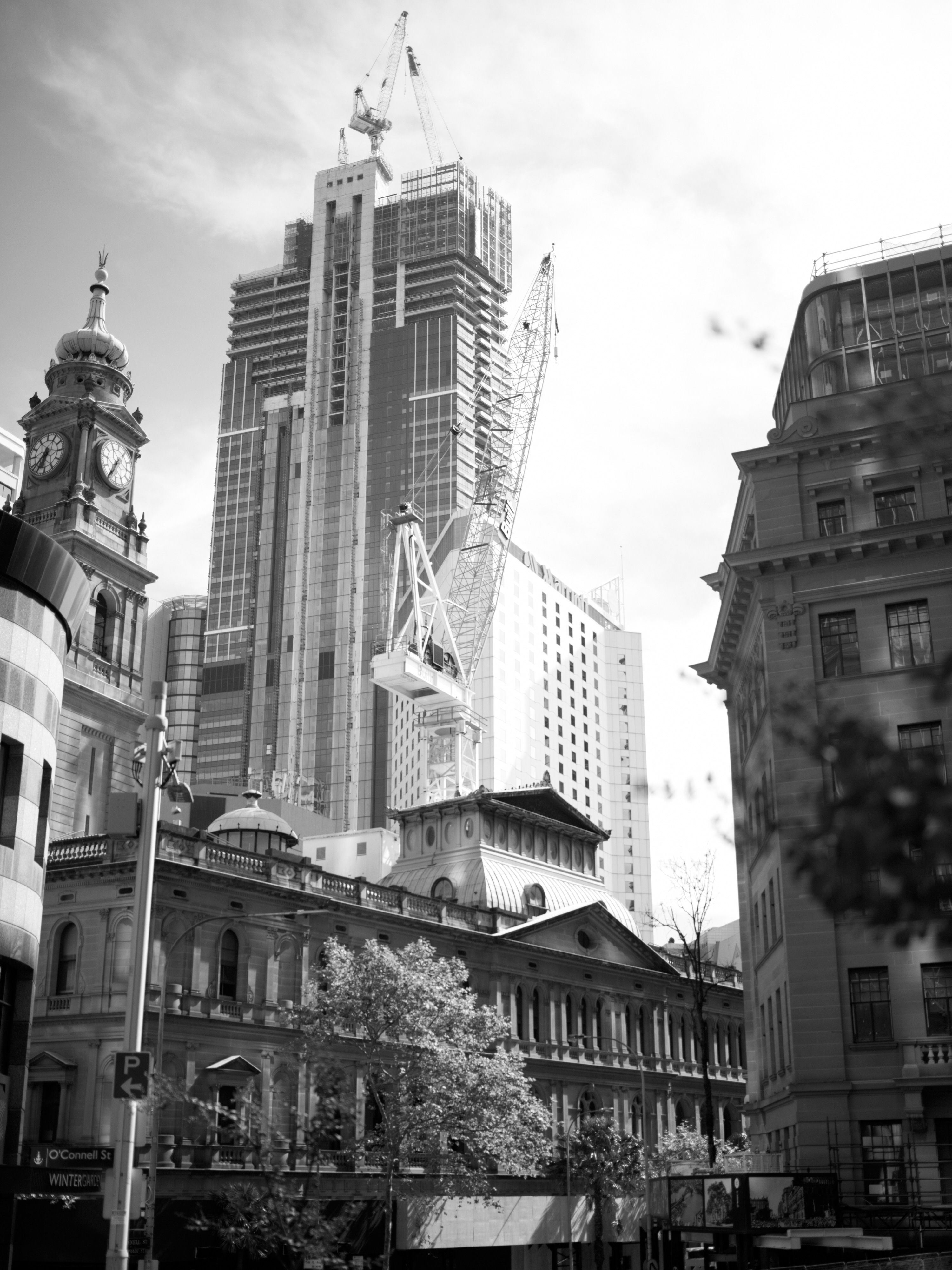 Construction in the city