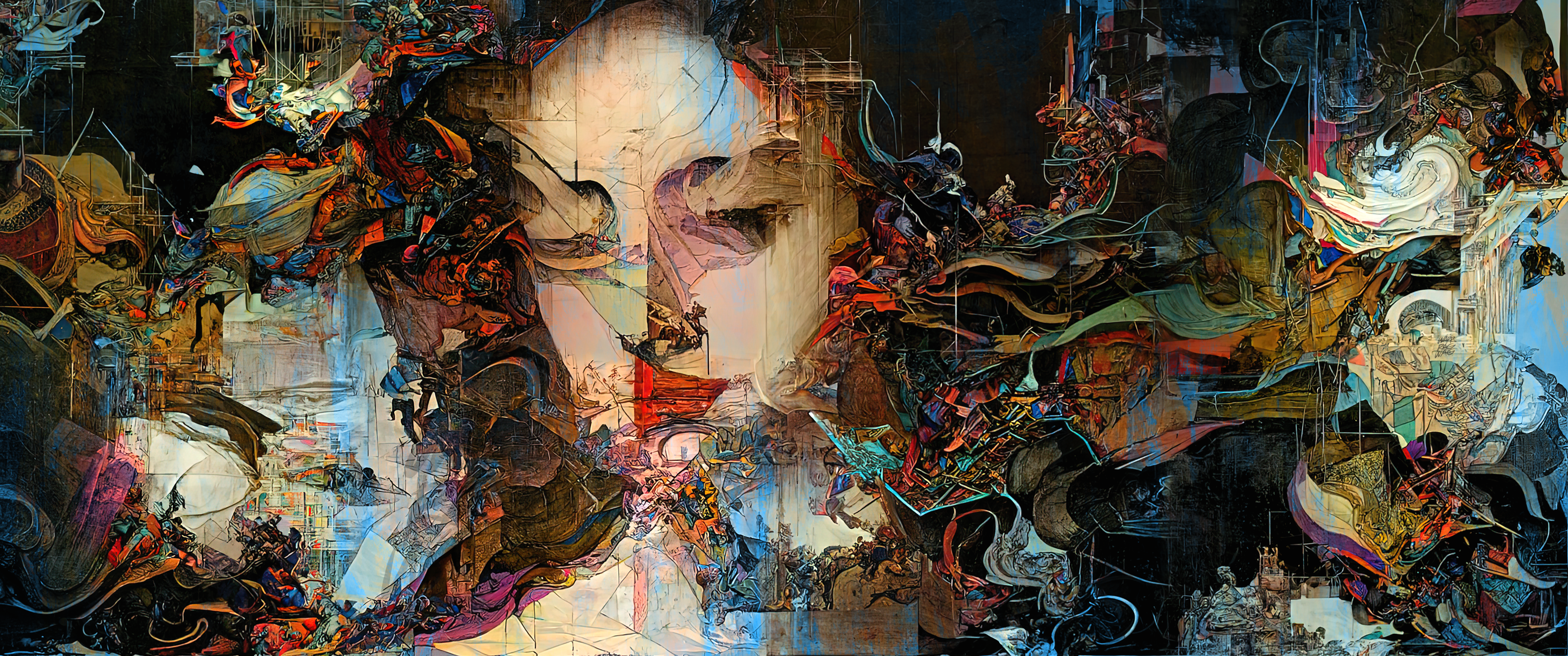 A face in an artificial dream 03