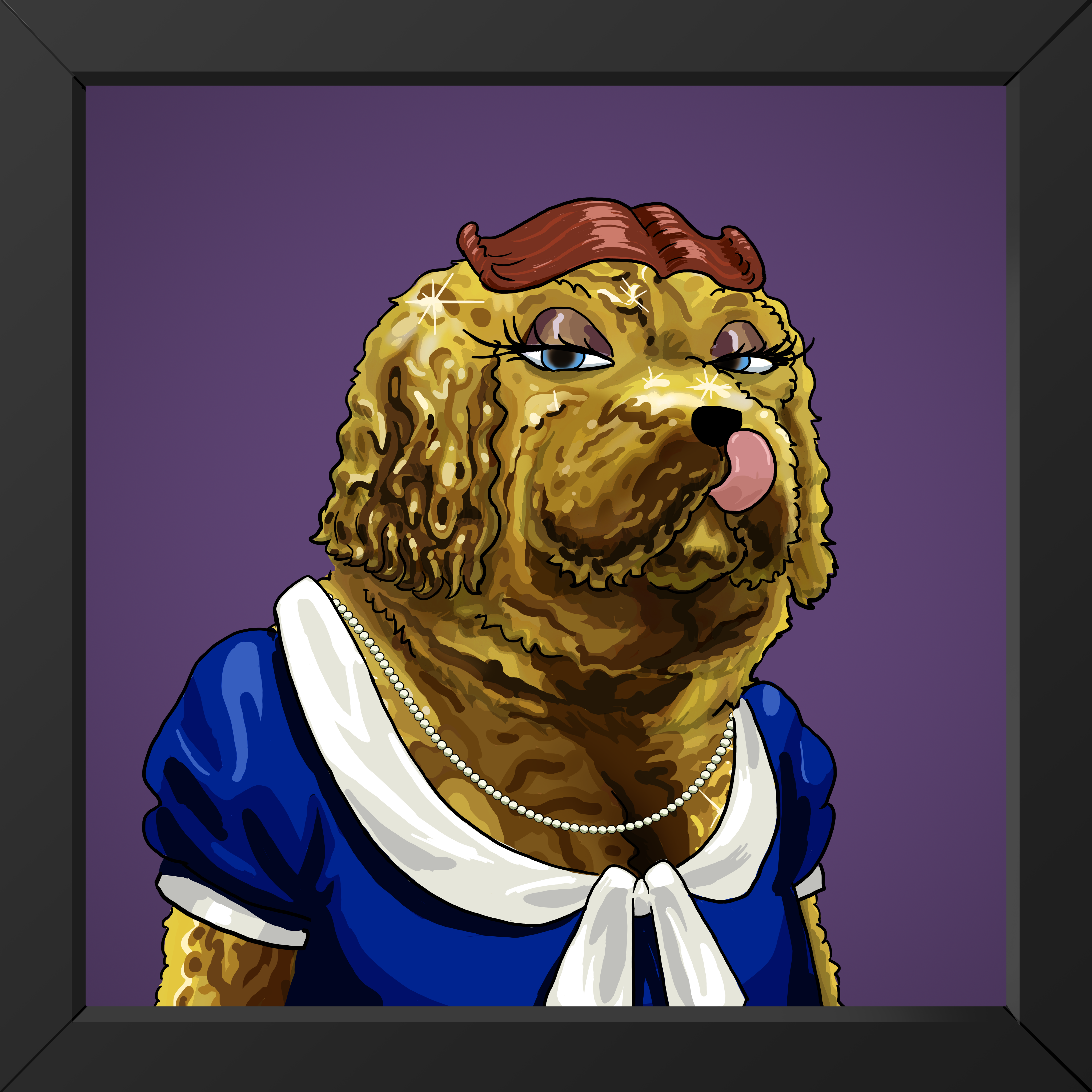 Mrs. Rebarka Droolsby, the Poodle