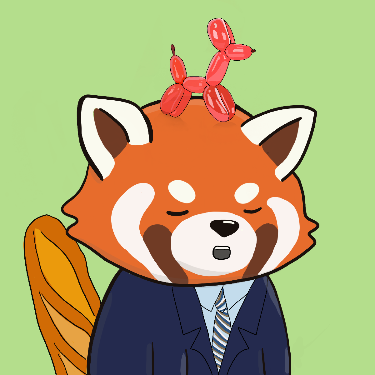 Okay Red Panda #7204