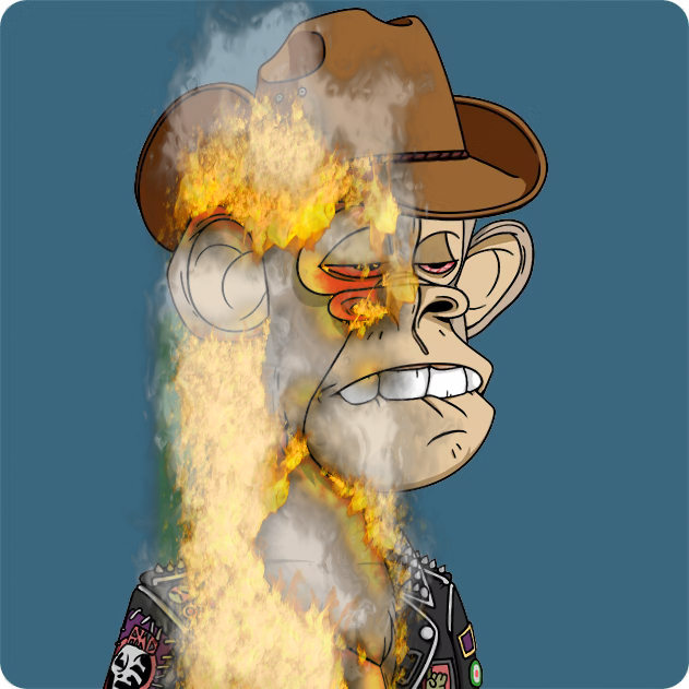 BURNING APE #789