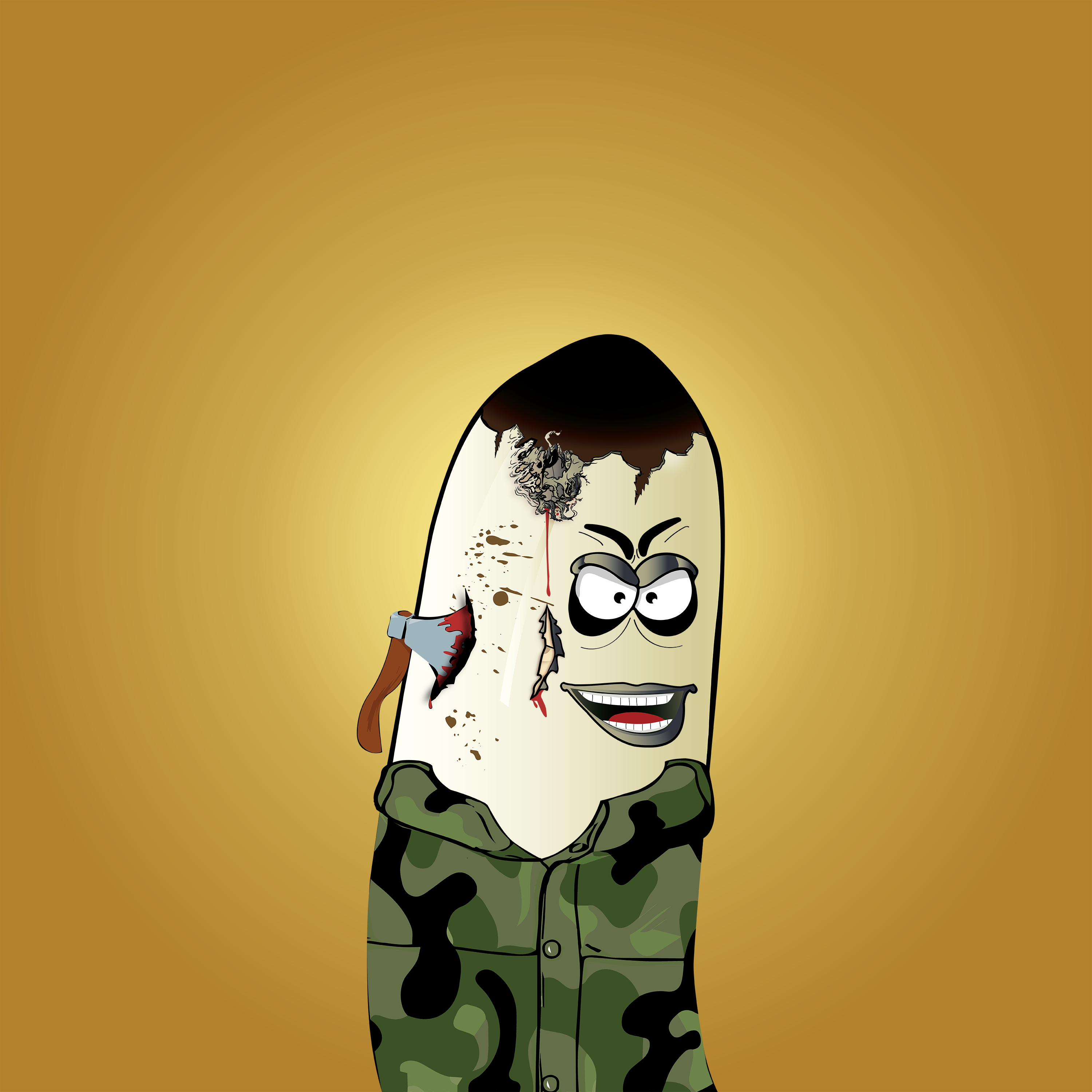 Zombie Banana Bunch #6340