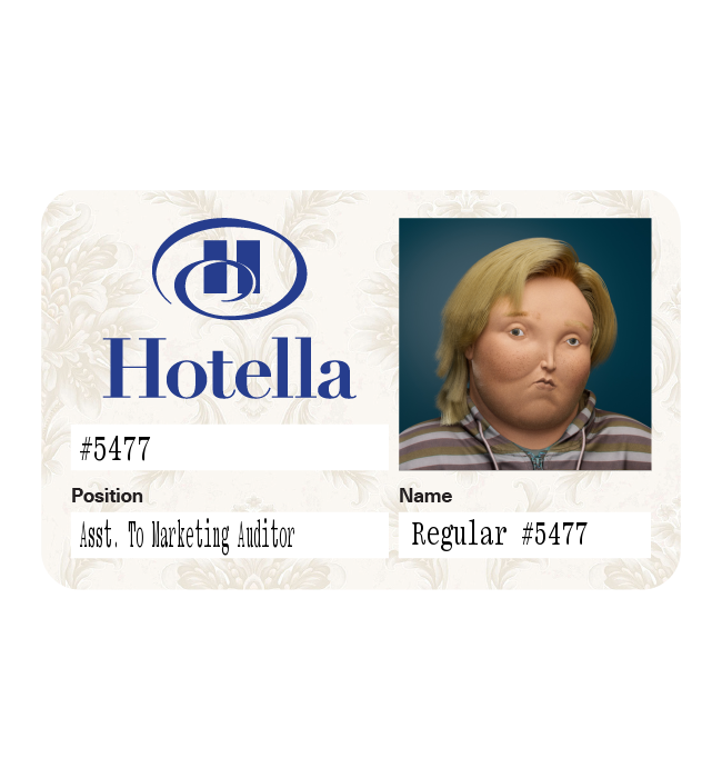 29.5 Ⓡ / week, Hotella