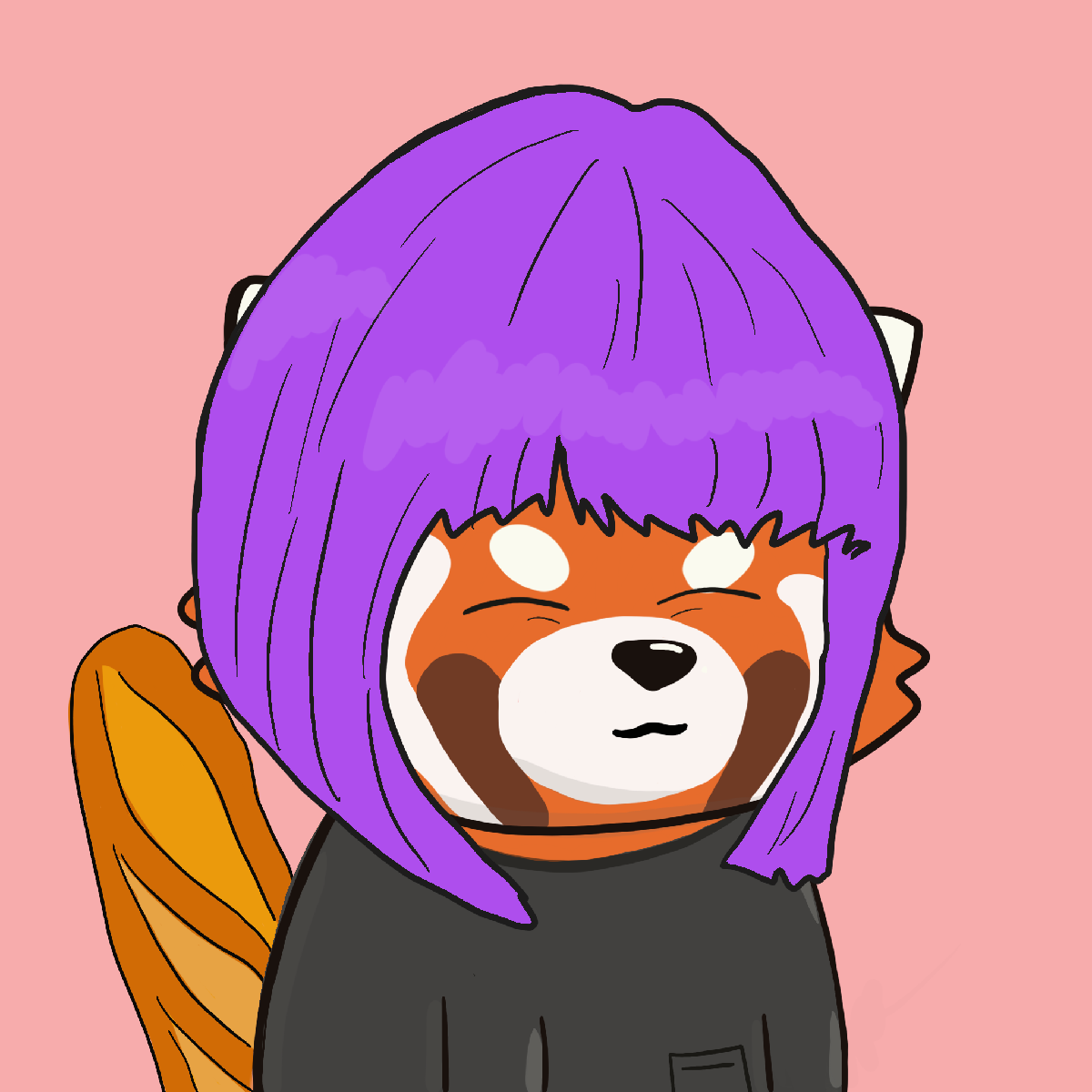 Okay Red Panda #7448