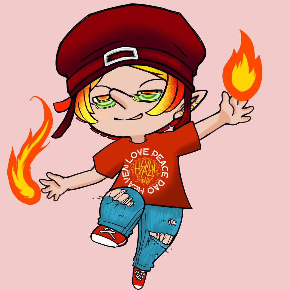 FLAME GOBLIN BOY #2666