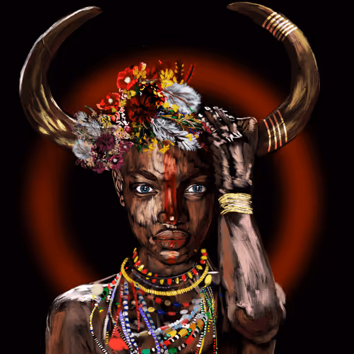 Ethnic Portrait : Young Woman