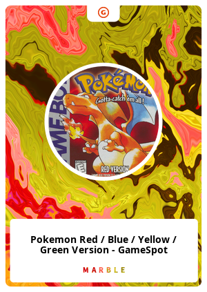 Pokemon Red / Blue / Yellow / Green Version - GameSpot