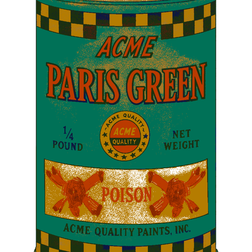 PARIS GREEN CAN 077