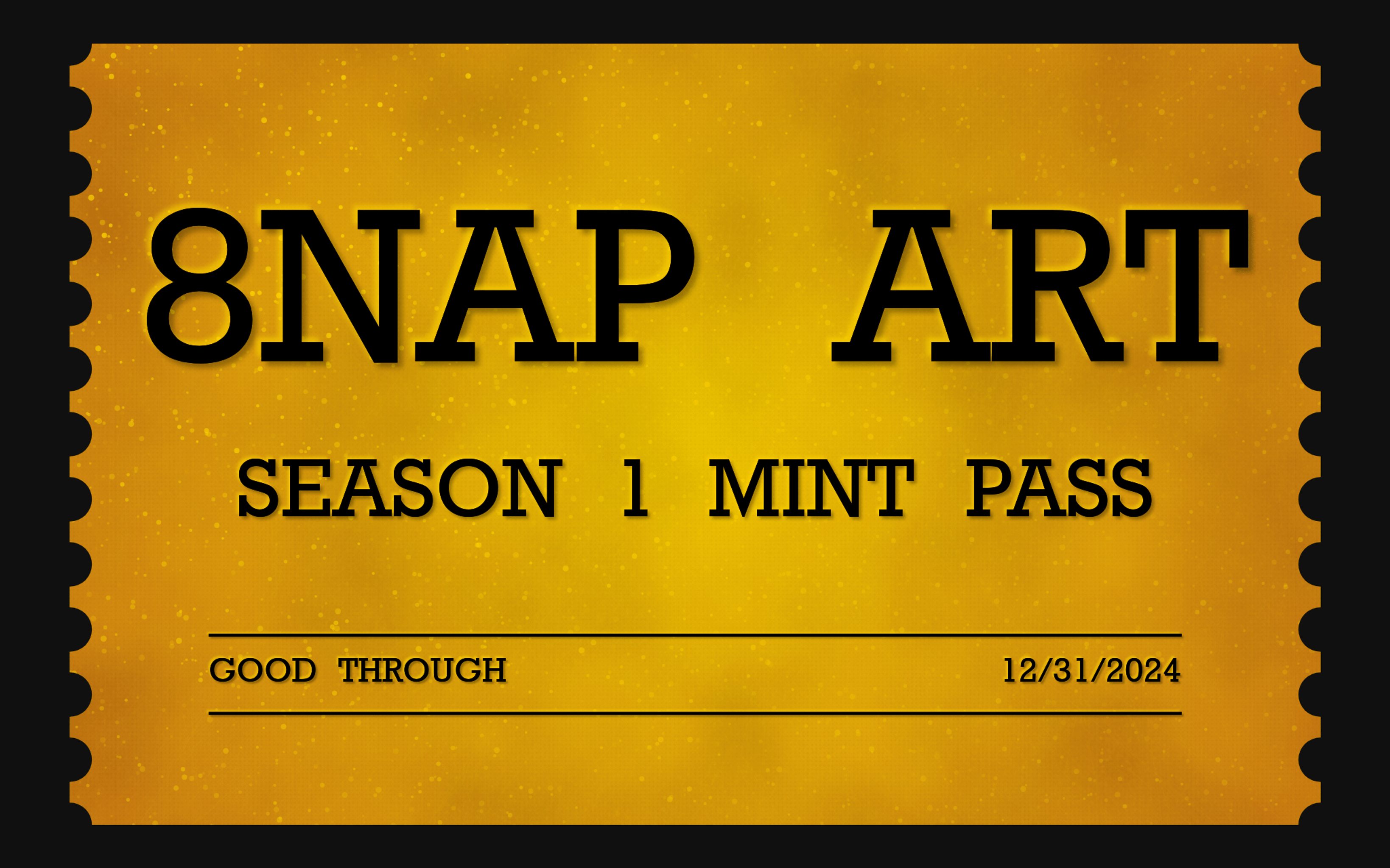 8NAP ART Season One Mint Pass #77