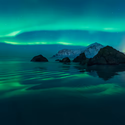 The night ablaze