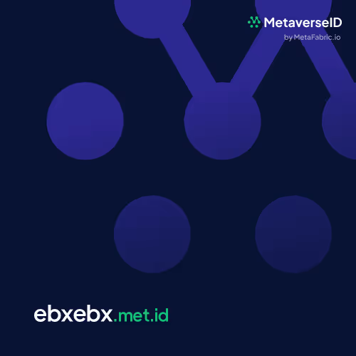 @ebxebx Metaverse ID