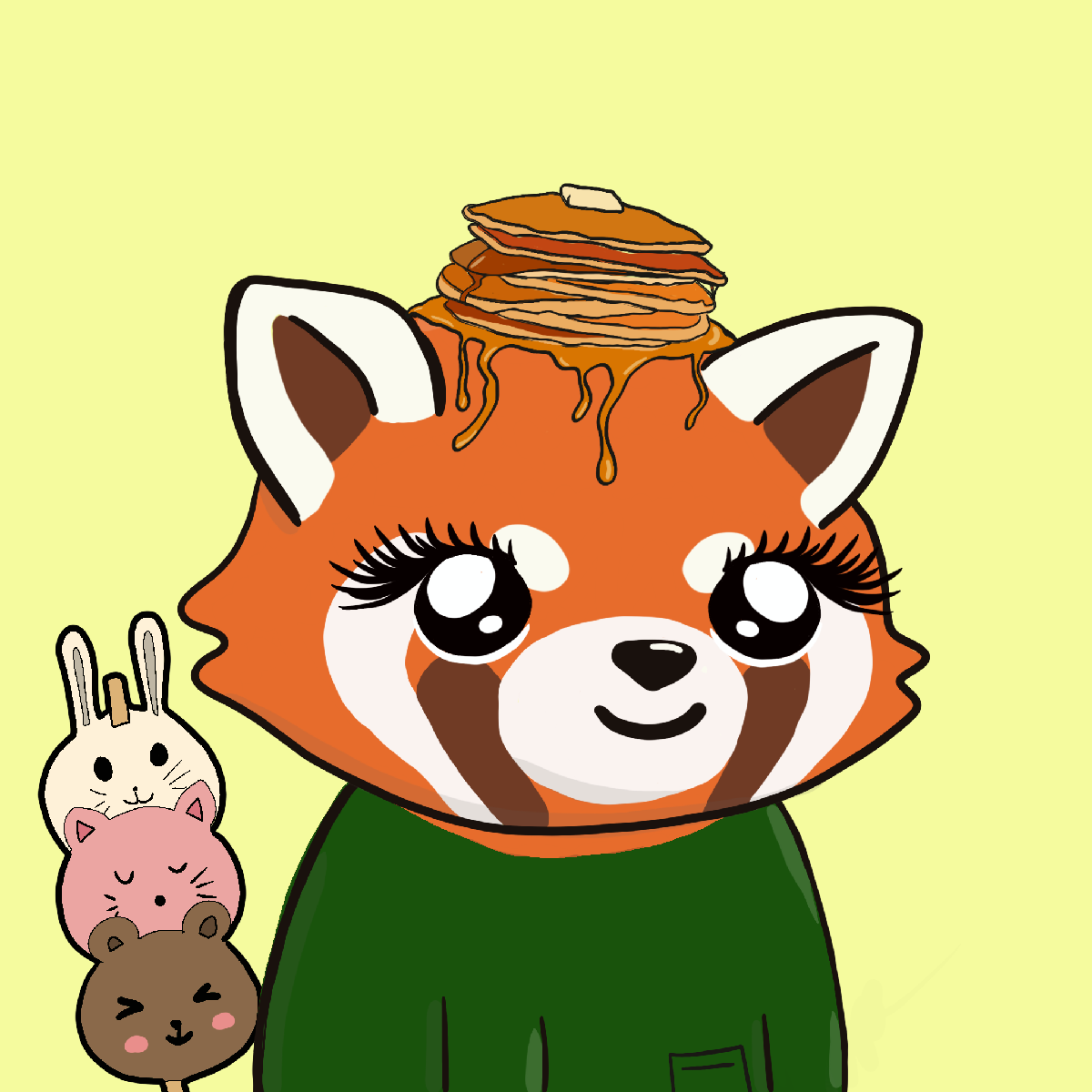 Okay Red Panda #6653
