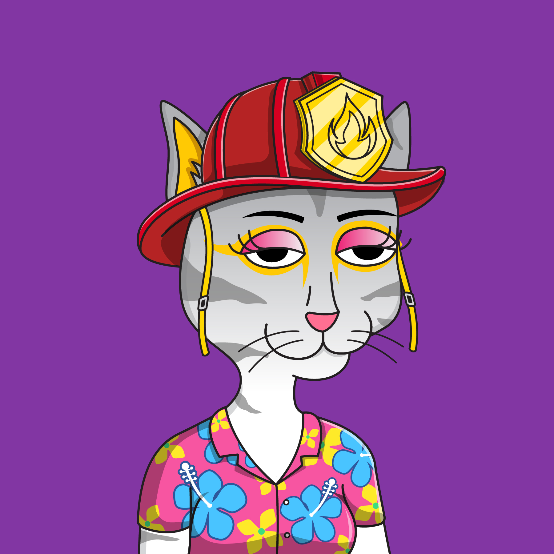 Girl Cat #664