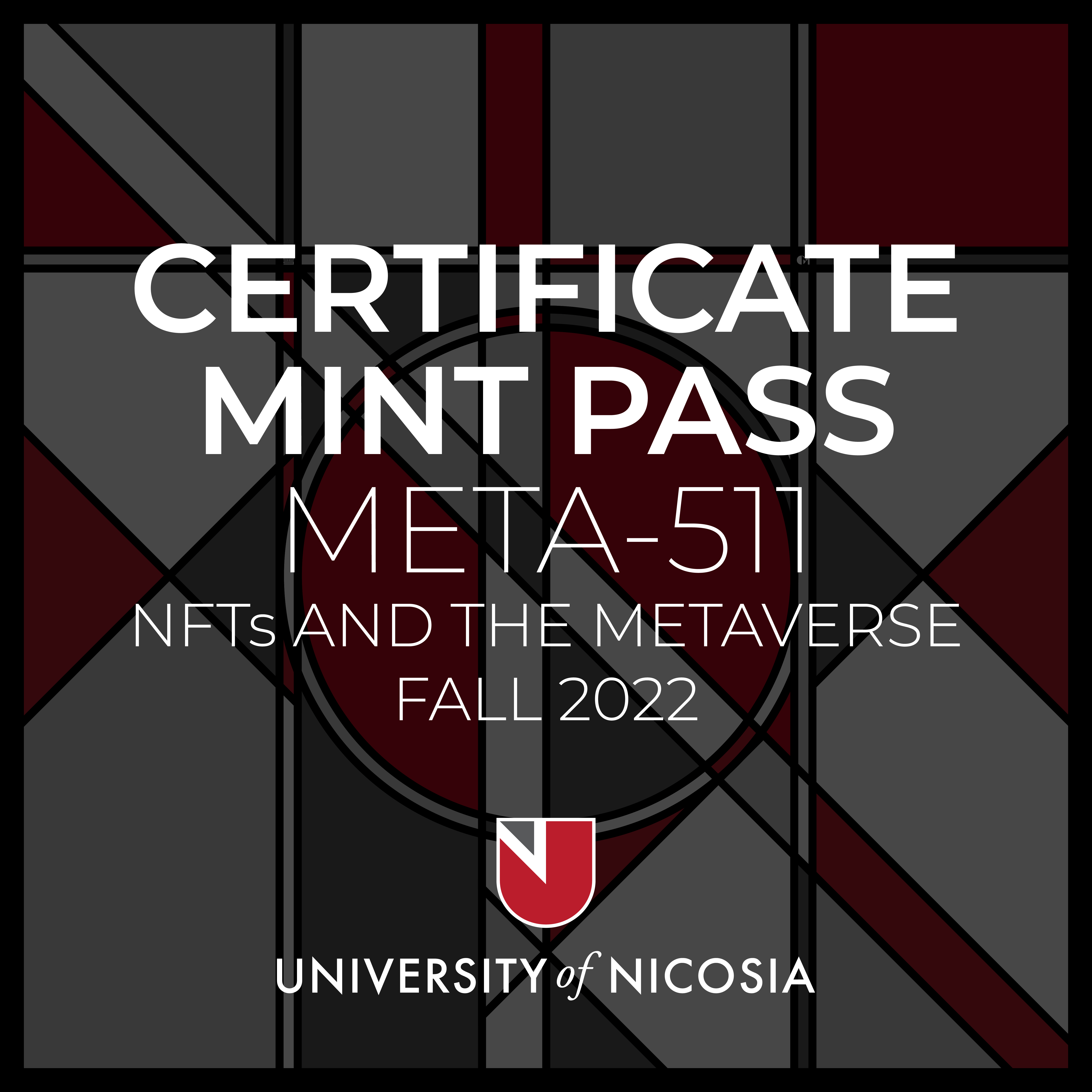 META-511 - Certificate Mint Pass - Fall 2022 #219/840