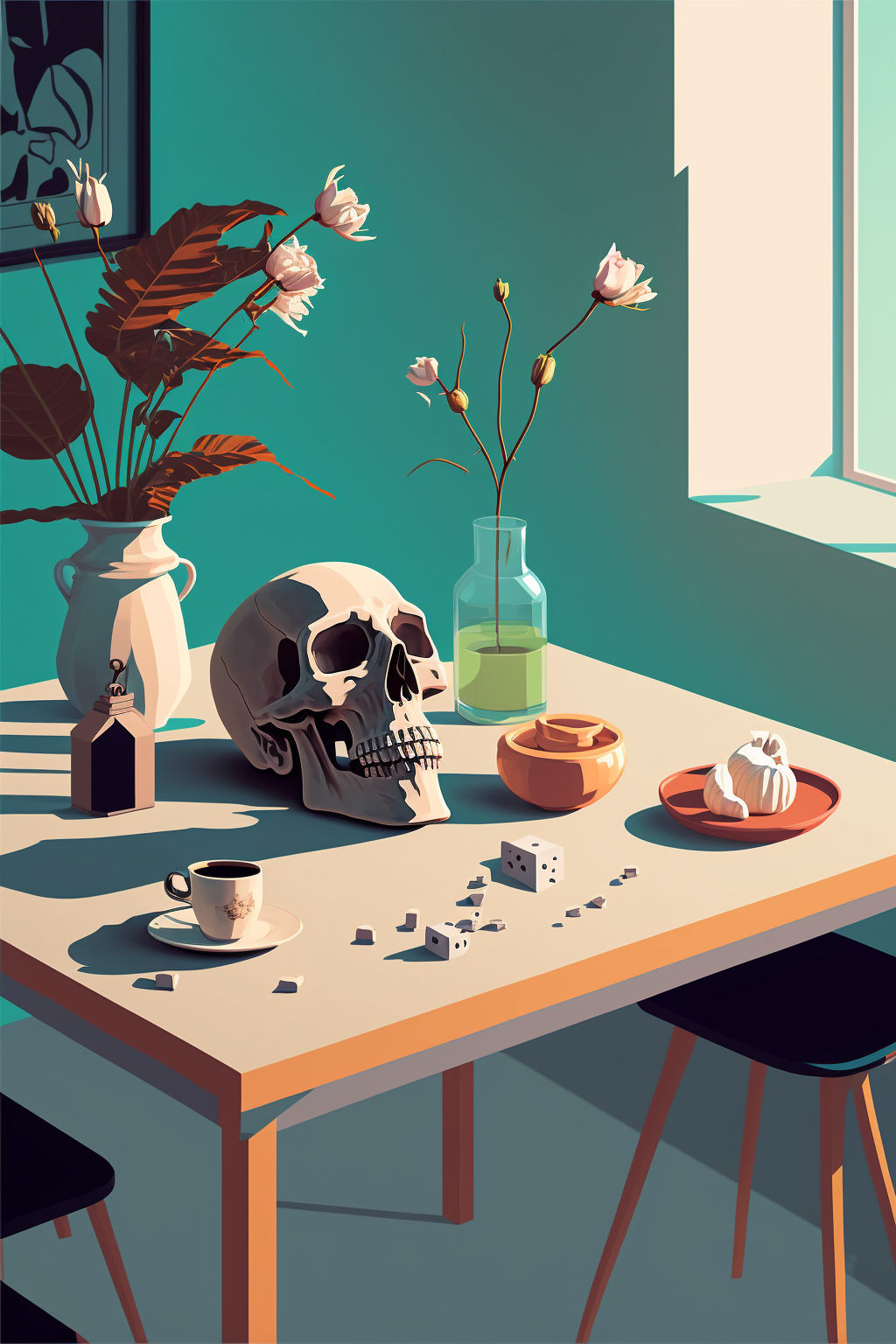 Modern nature morte 