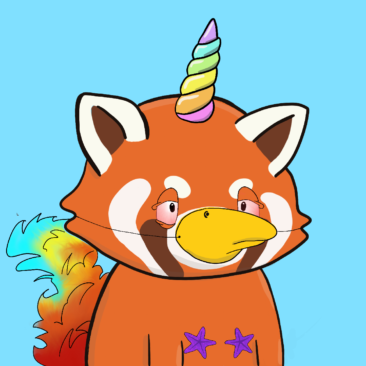 Okay Red Panda #7046