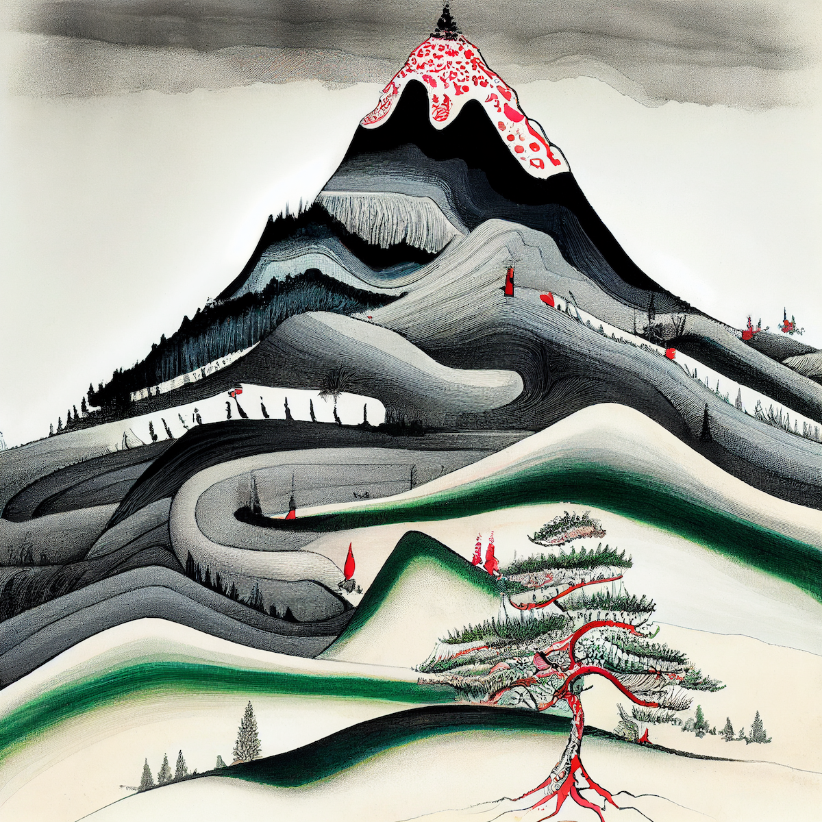 Ukiyo-e Landscape by Warwick #572