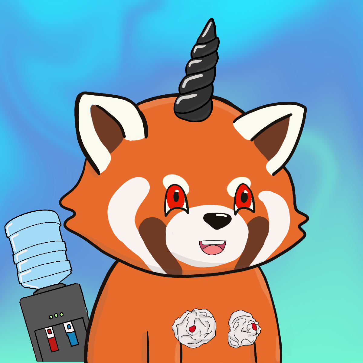 Okay Red Panda #7257
