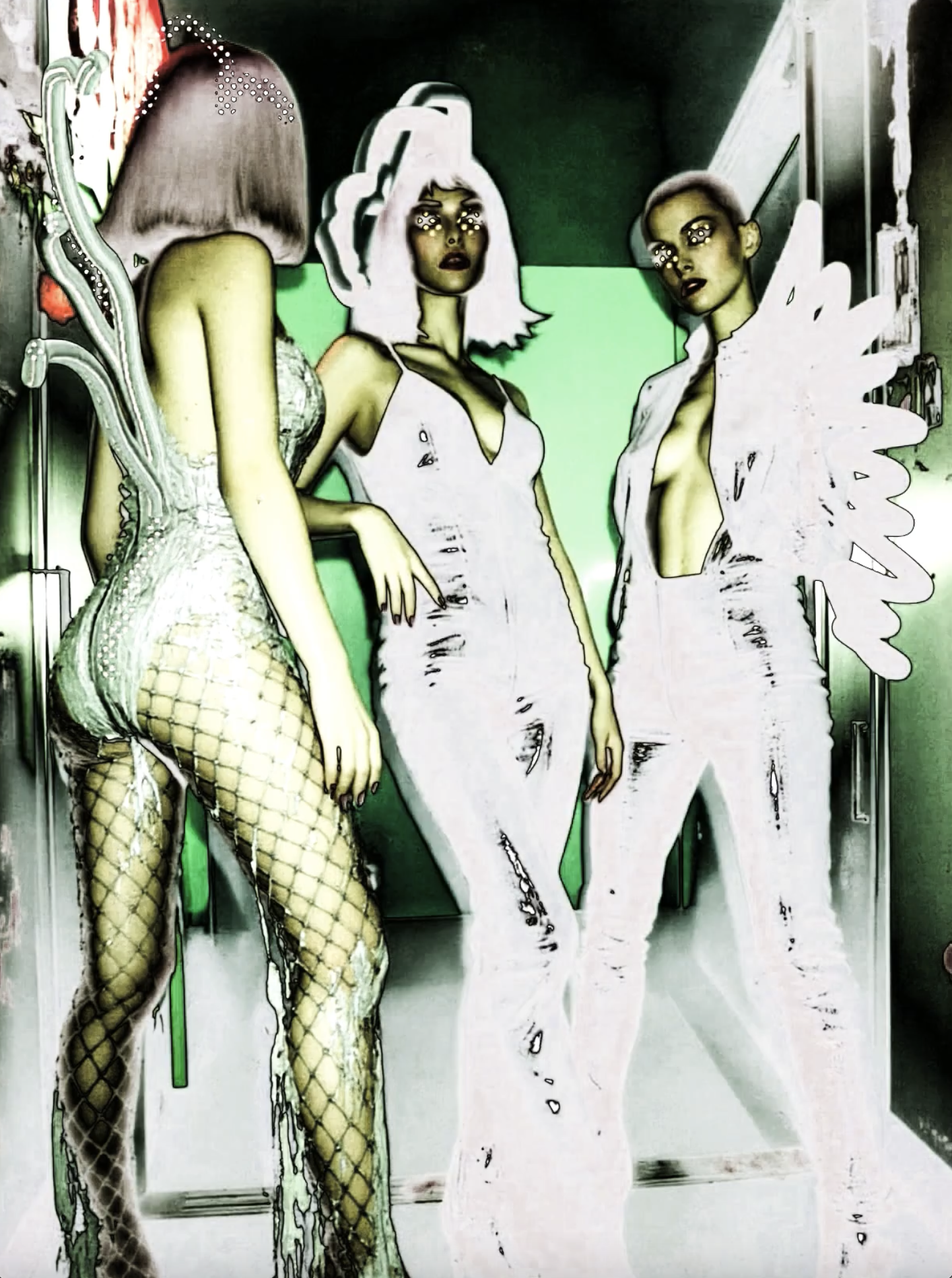 THE TRIPTYCH OF DISCO GRACE — Miss AL Simpson, Scottish cryptoartist