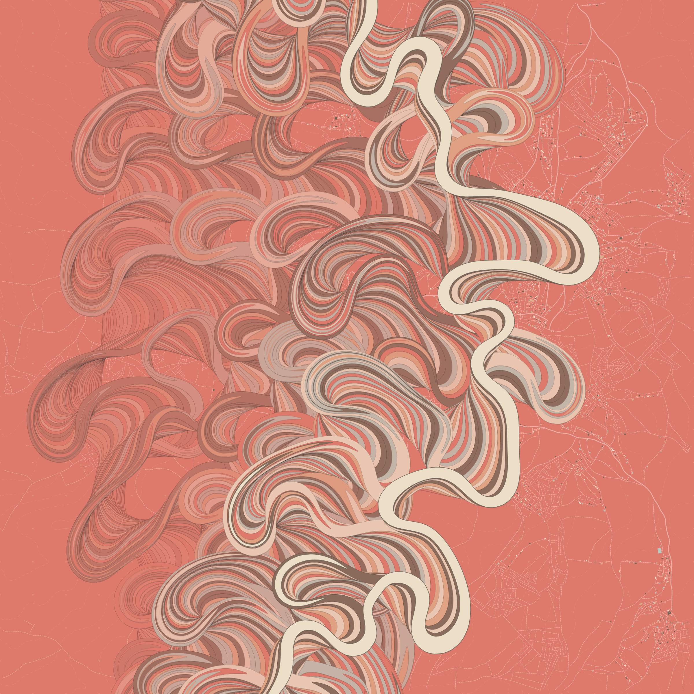 Ancient Courses of Fictional Rivers #194