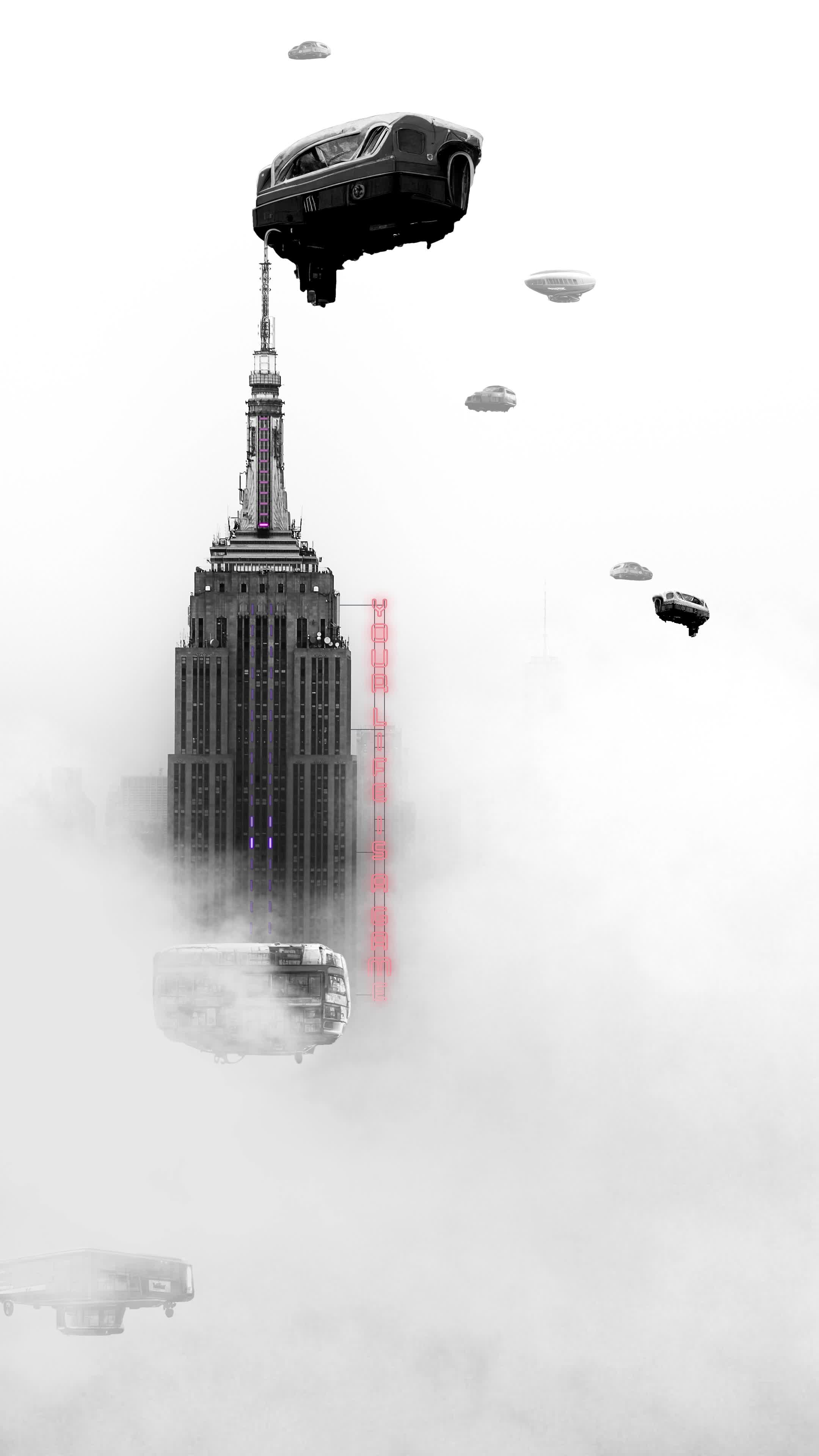 New York, fog and flying cars. #19/33