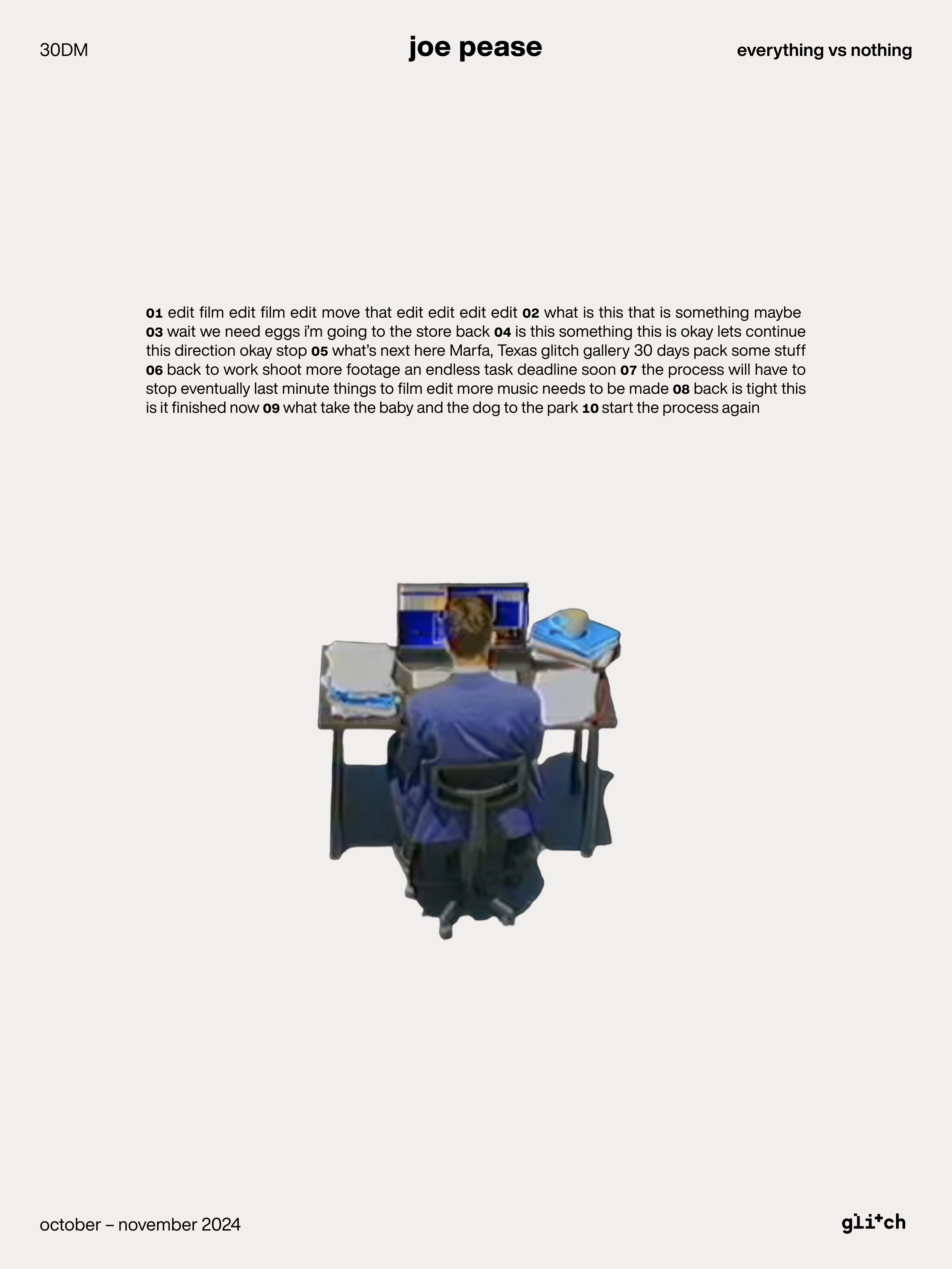 #14 - everything vs nothing (Joe Pease)