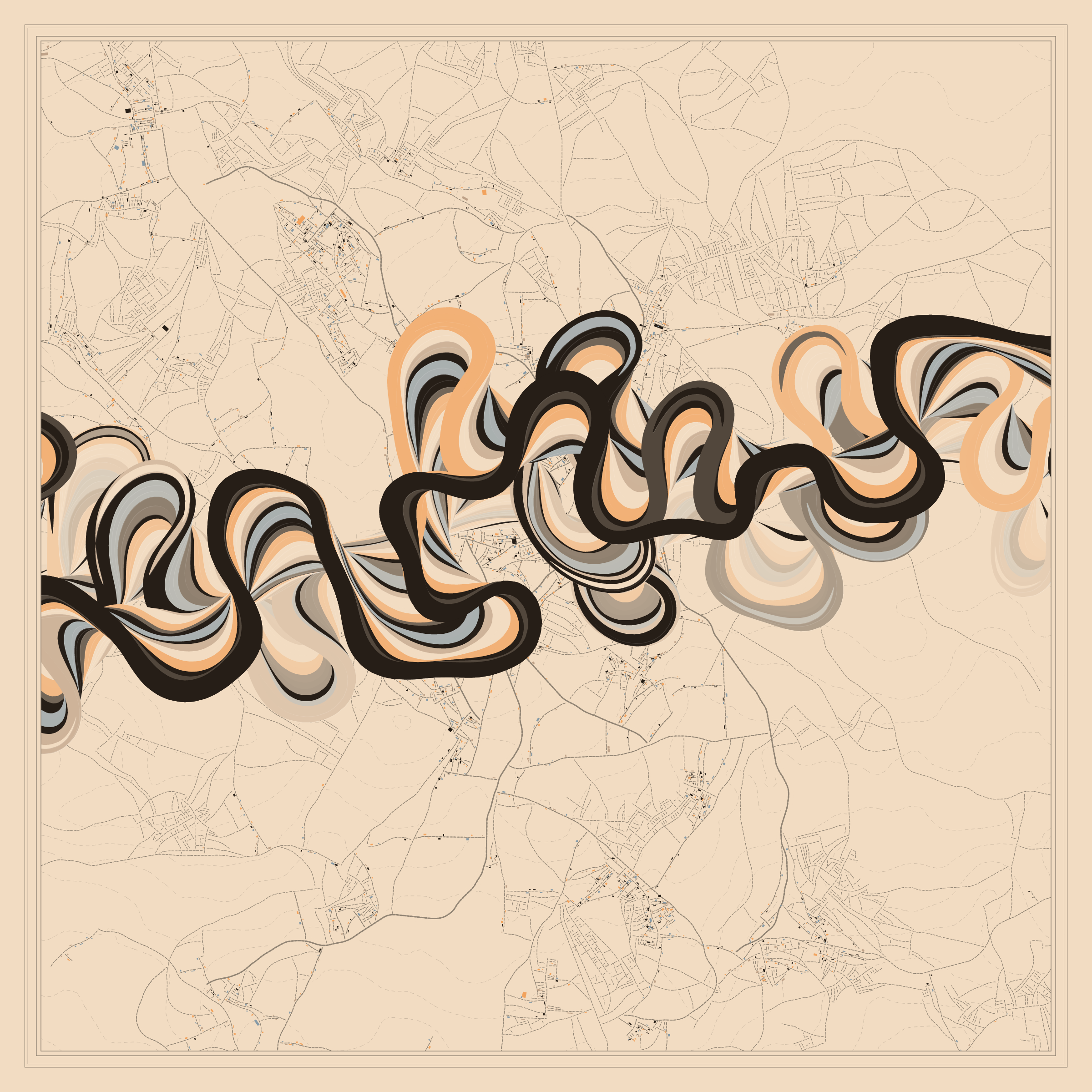 Ancient Courses of Fictional Rivers #889