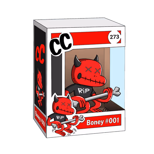 Boney #001 Crypto-Collectible Figurine