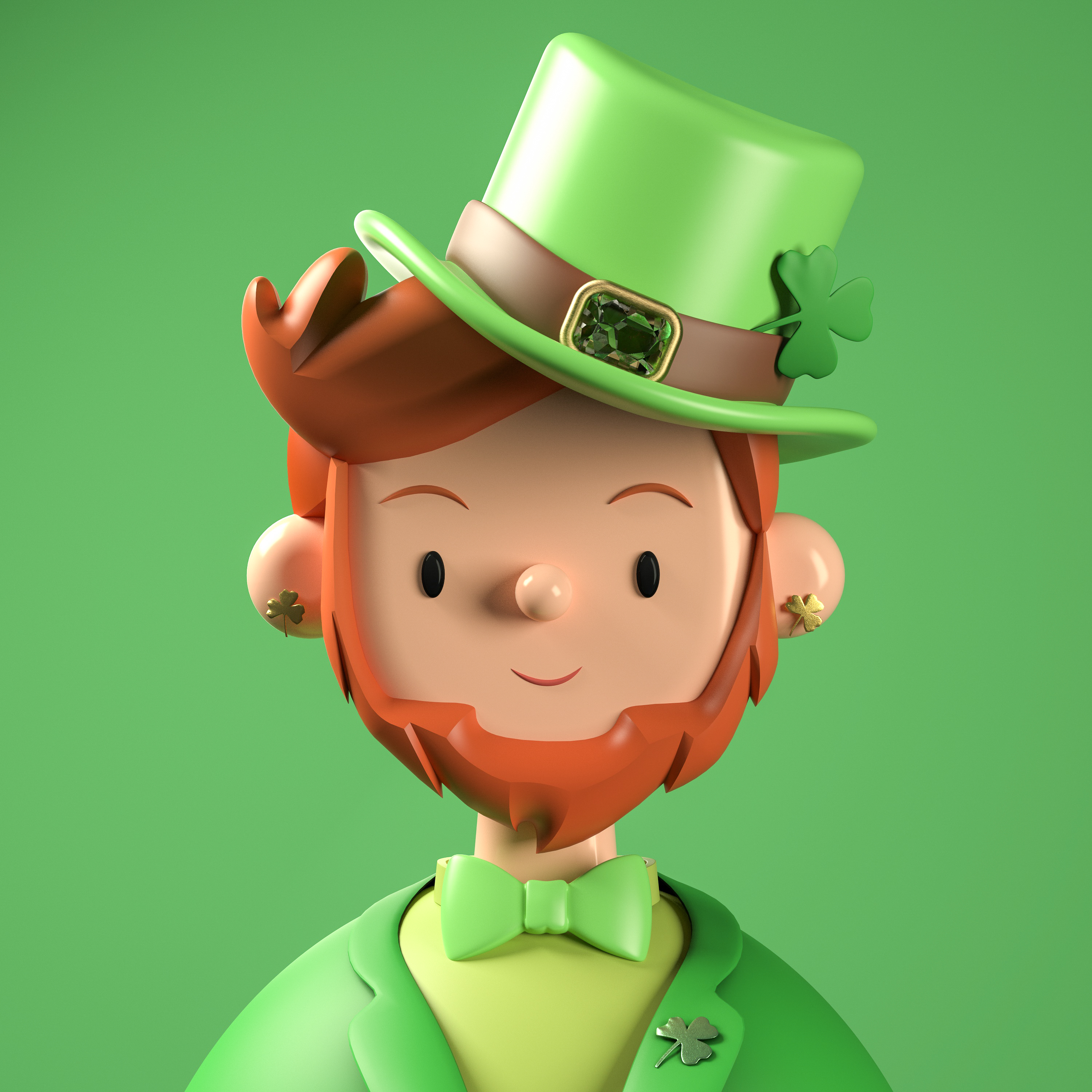 Leprechaun Toy Face