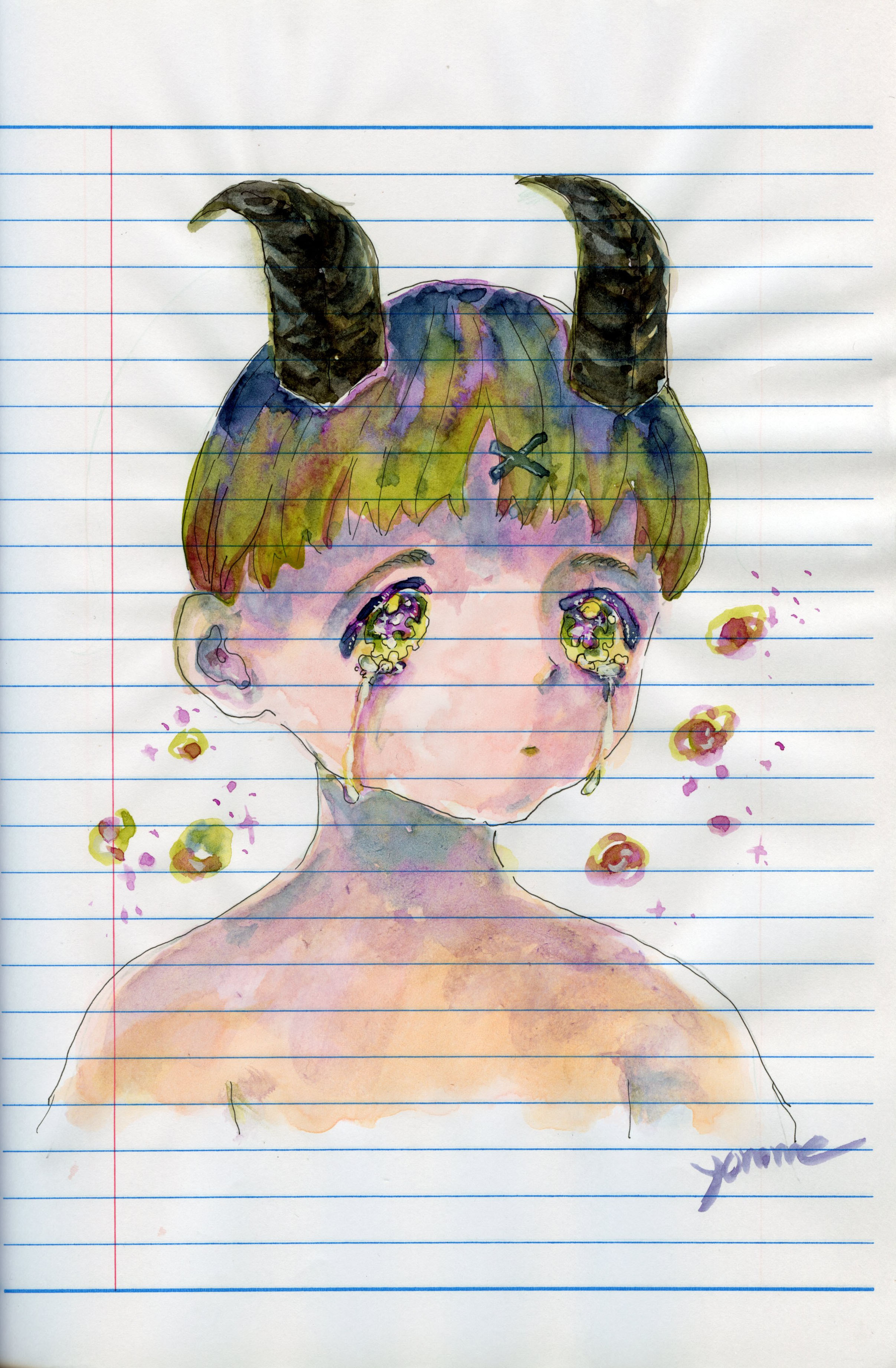 lady devil notebook #2